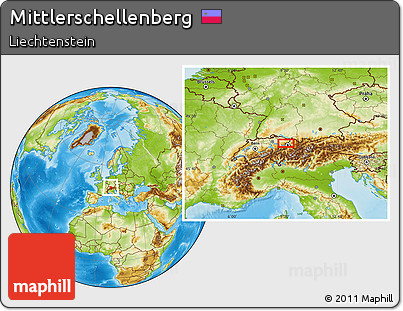 Physical Location Map of Mittlerschellenberg