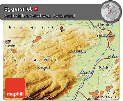 Physical Map of Eggersriet