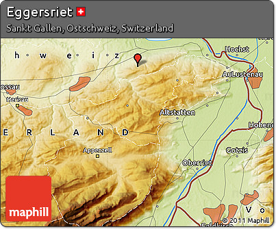 Physical Map of Eggersriet