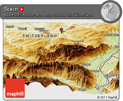 Physical Panoramic Map of Stein