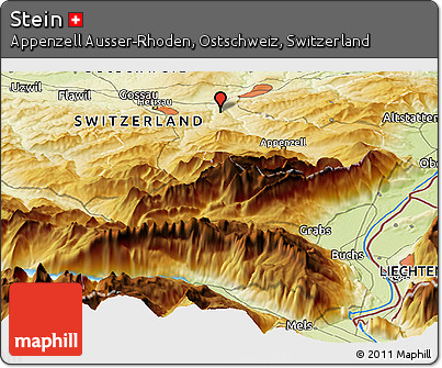 Physical Panoramic Map of Stein