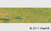 Satellite Panoramic Map of the area around 47° 41' 6" N, 101° 4' 29" W
