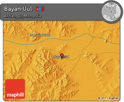 Political Map of Bayan-Uul