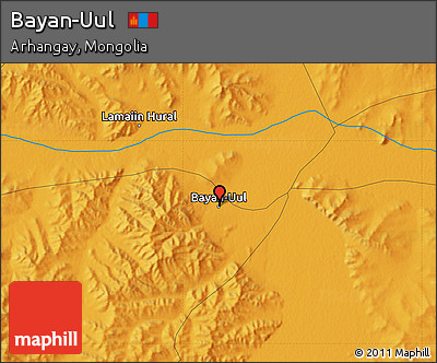Political Map of Bayan-Uul