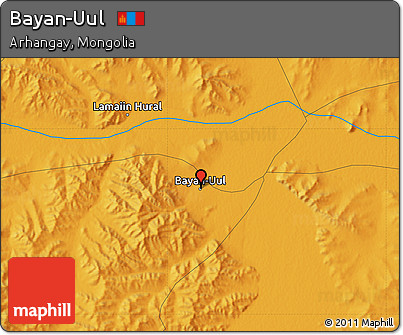 Political Map of Bayan-Uul