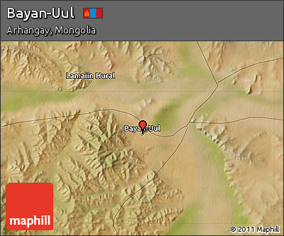 Satellite Map of Bayan-Uul