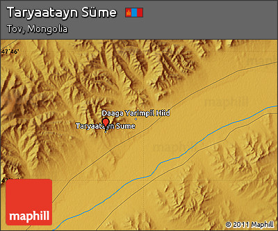 Physical Map of Taryaatayn Süme