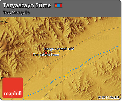 Physical Map of Taryaatayn Süme