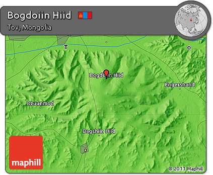 Political Map of Bogdoiin Hiid