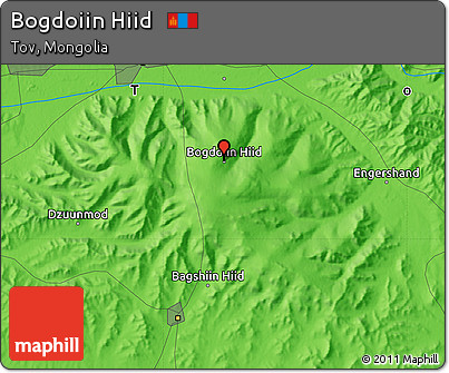 Political Map of Bogdoiin Hiid