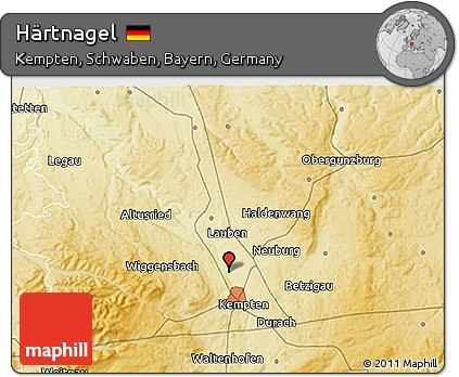 Physical 3D Map of Härtnagel
