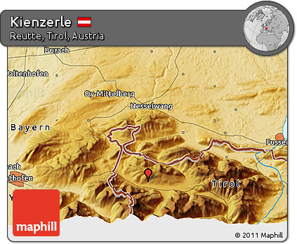 Physical 3D Map of Kienzerle