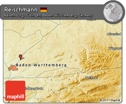 Physical 3D Map of Reischmann