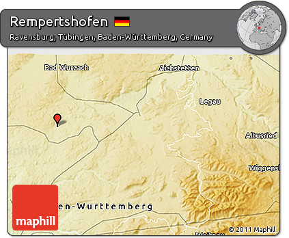 Physical 3D Map of Rempertshofen