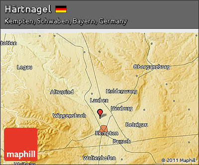 Physical 3D Map of Härtnagel