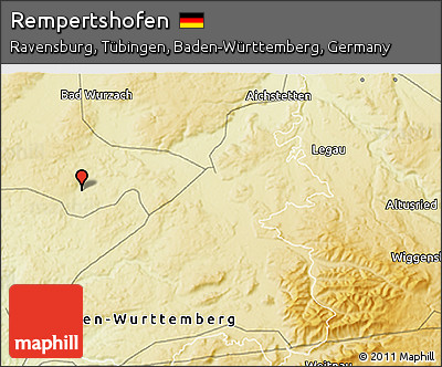 Physical 3D Map of Rempertshofen