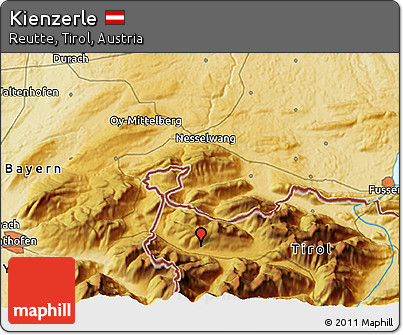 Physical 3D Map of Kienzerle