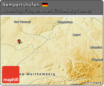 Physical 3D Map of Rempertshofen