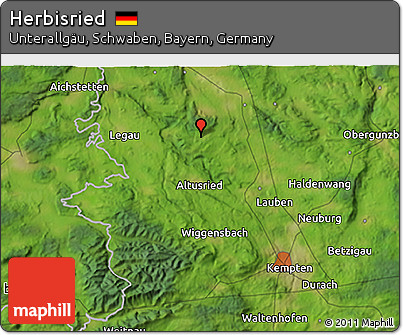 Satellite 3D Map of Herbisried