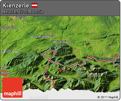 Satellite 3D Map of Kienzerle