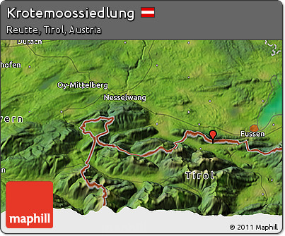 Satellite 3D Map of Krotemoossiedlung