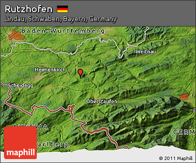 Satellite 3D Map of Rutzhofen