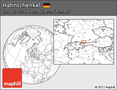 Blank Location Map of Hahnschenkel