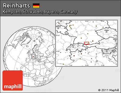 Blank Location Map of Reinharts