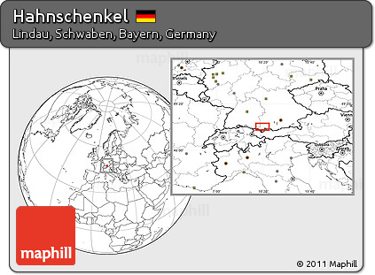 Blank Location Map of Hahnschenkel