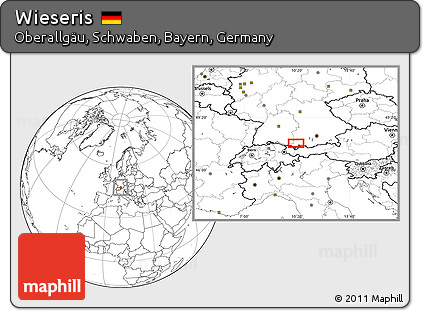 Blank Location Map of Wieseris