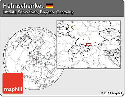 Blank Location Map of Hahnschenkel