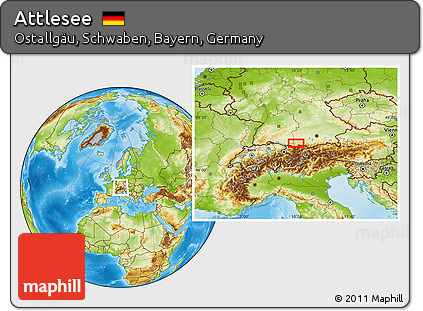 Physical Location Map of Attlesee