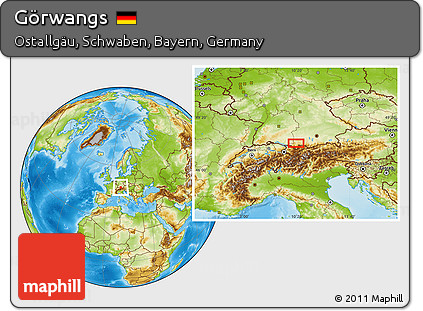 Physical Location Map of Görwangs