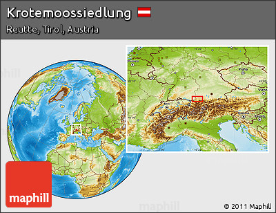 Physical Location Map of Krotemoossiedlung