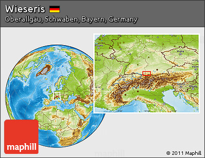 Physical Location Map of Wieseris