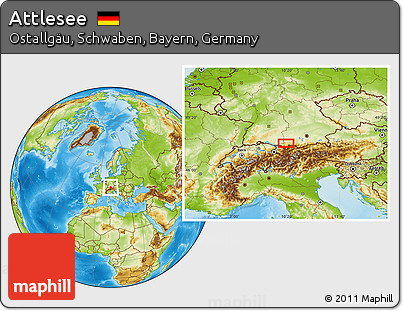 Physical Location Map of Attlesee