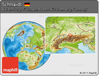 Physical Location Map of Schnaidt