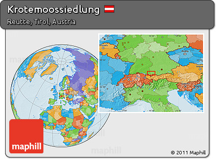 Political Location Map of Krotemoossiedlung