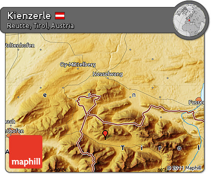 Physical Map of Kienzerle
