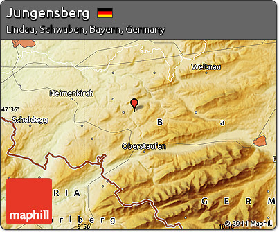 Physical Map of Jungensberg