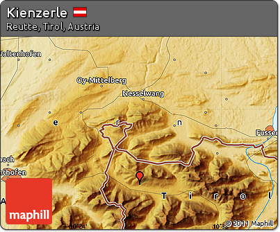 Physical Map of Kienzerle