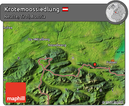 Satellite Map of Krotemoossiedlung