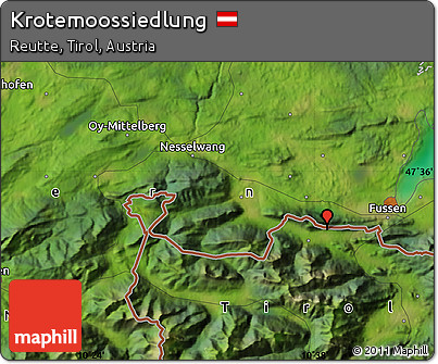 Satellite Map of Krotemoossiedlung