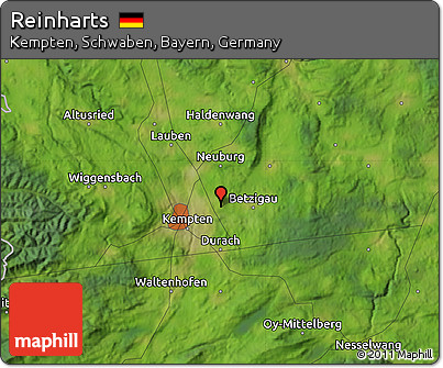 Satellite Map of Reinharts