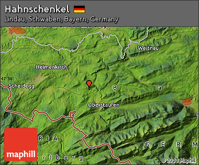 Satellite Map of Hahnschenkel