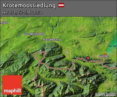 Satellite Map of Krotemoossiedlung