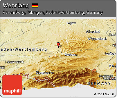 Physical Panoramic Map of Wehrlang