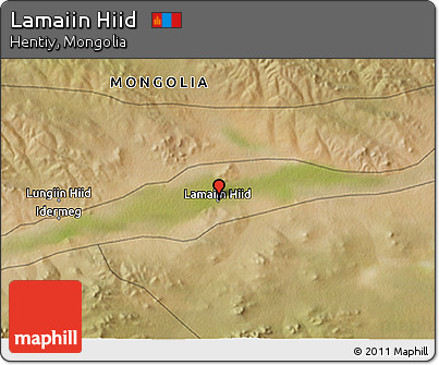 Satellite 3D Map of Lamaiin Hiid