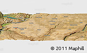 Satellite Panoramic Map of the area around 47° 41' 6" N, 119° 46' 30" W