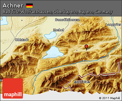 Physical 3D Map of Achner